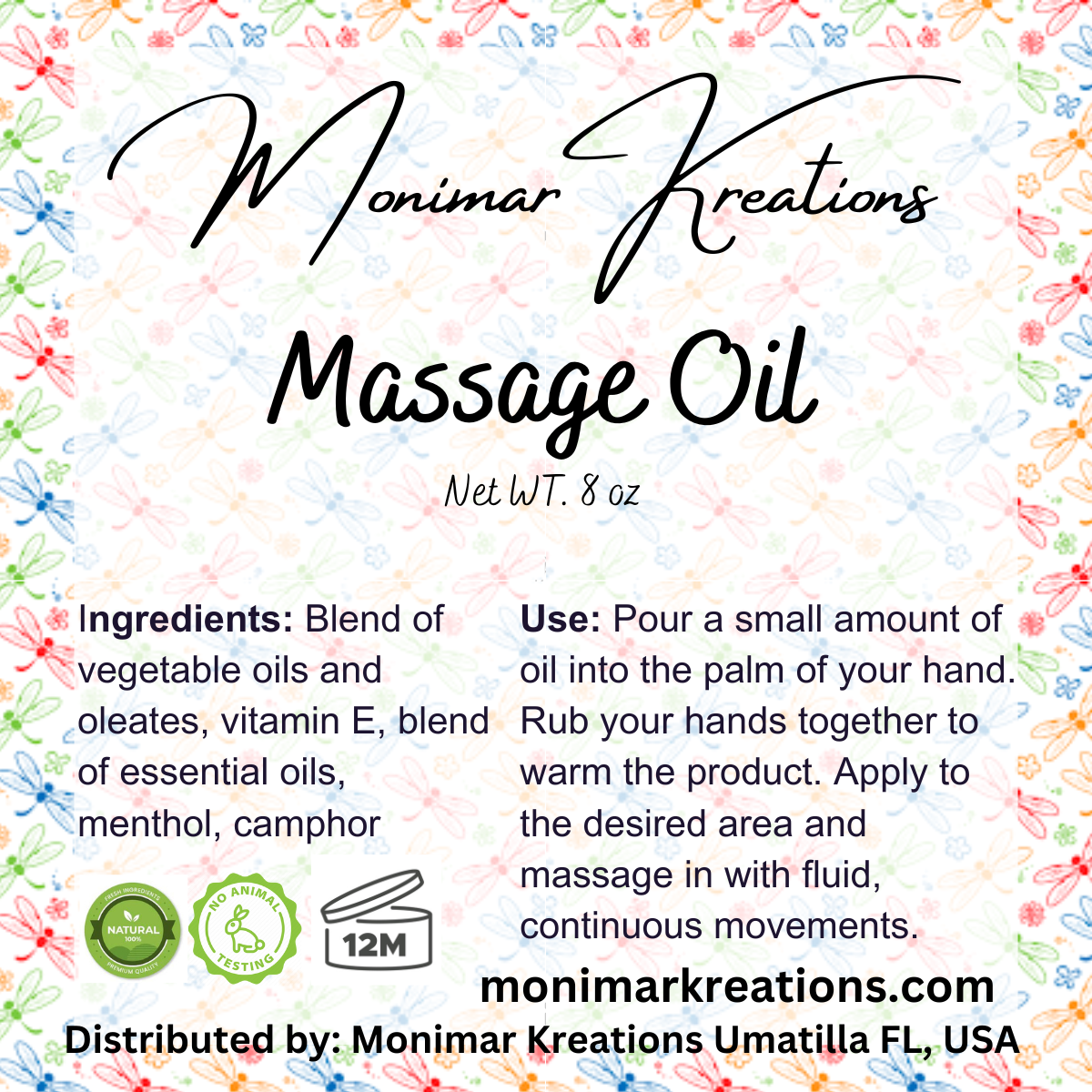 πͺ Muscle Relief Massage Oil