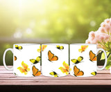 Tazas con Diseño de Mariposa (4 designs)