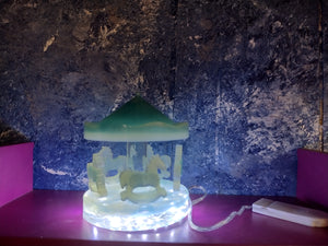 Resin Carousel Night Light