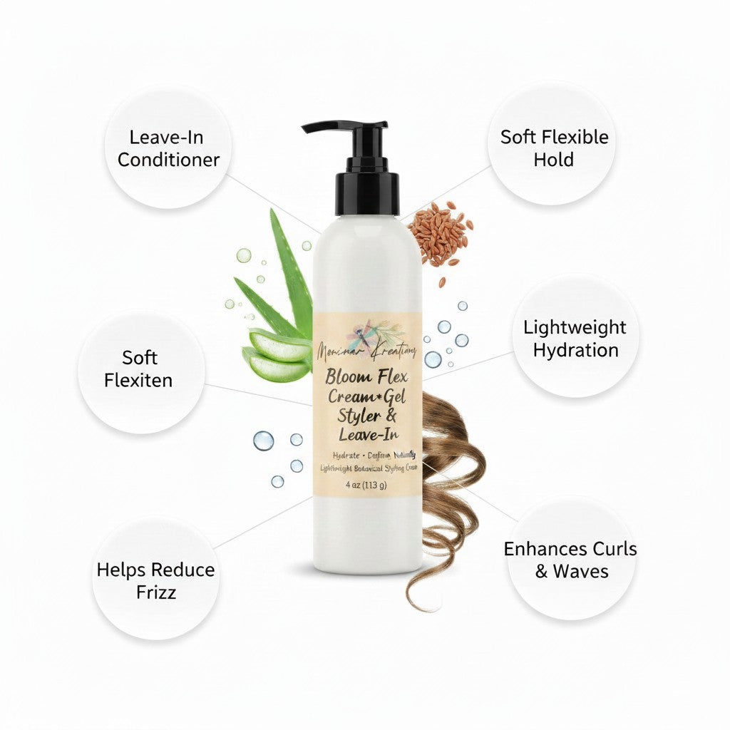 Bloom Flex Cream • Gel Styler & Leave-In