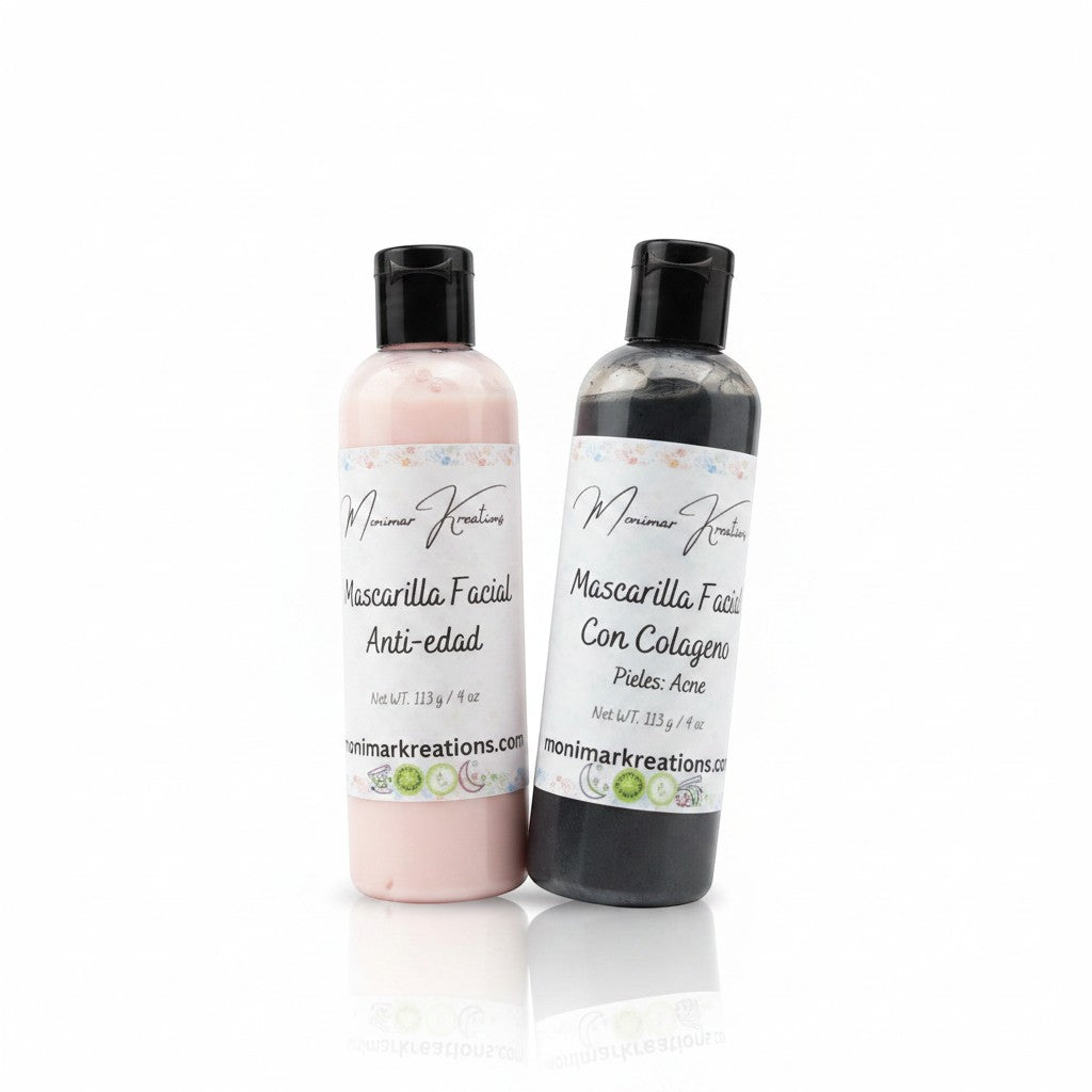 monimarkreations Aloe & Collagen Face Mask, a hydrating and soothing treatment for all skin types. Creamy texture, fresh citrus and floral scent.