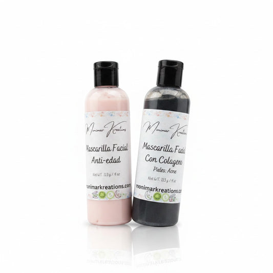 monimarkreations Aloe & Collagen Face Mask, a hydrating and soothing treatment for all skin types. Creamy texture, fresh citrus and floral scent.