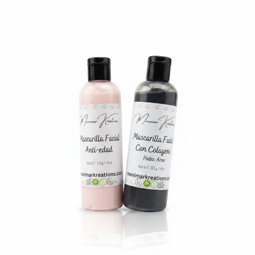 monimarkreations Aloe & Collagen Face Mask, a hydrating and soothing treatment for all skin types. Creamy texture, fresh citrus and floral scent.
