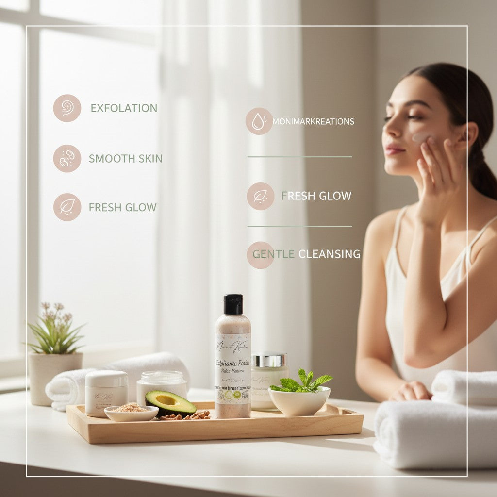 monimarkreations Teen Face Scrub with natural exfoliants and fresh citrus scent for smooth, balanced skin.